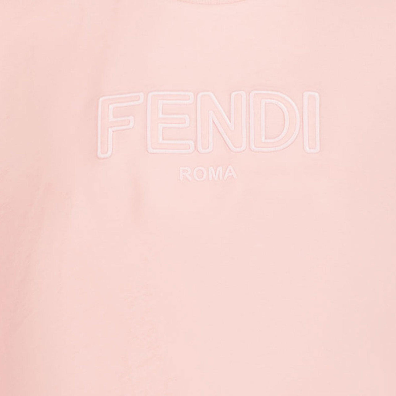 Fendi Kids Girls  T-Shirt Light Pink