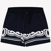 Dolce & Gabbana Baby Boys Shorts In Navy