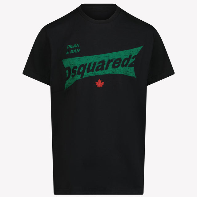 Dsquared2 Jongens T-shirt Zwart