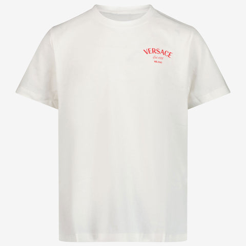 Versace Kinder Jongens T-Shirt In Wit