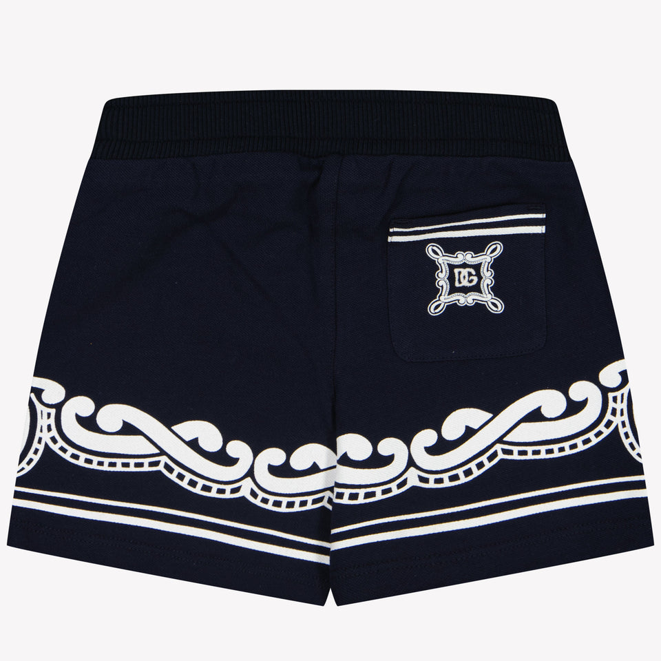 Dolce & Gabbana Baby Boys Shorts In Navy