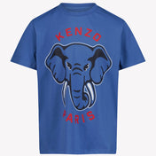 Kenzo Kids Jongens T-shirt Blauw