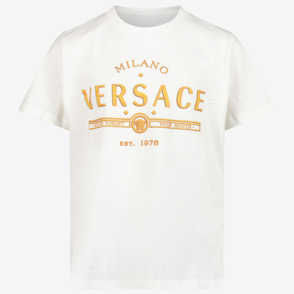 Versace Children's boys in t-shirt White