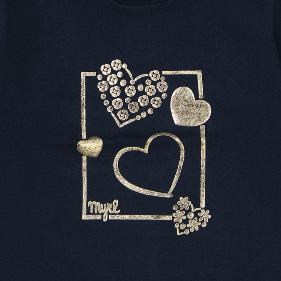 Mayoral Baby Meisjes T-shirt Navy