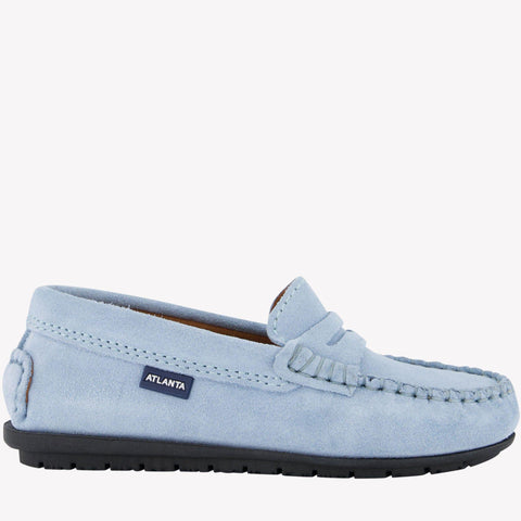 Atlanta Moccas Unisex Shoes Light Blue