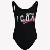 Dsquared2 Kids Girls Swimwear Black
