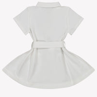 Burberry Astrid Baby Meisjes Jurk In Wit