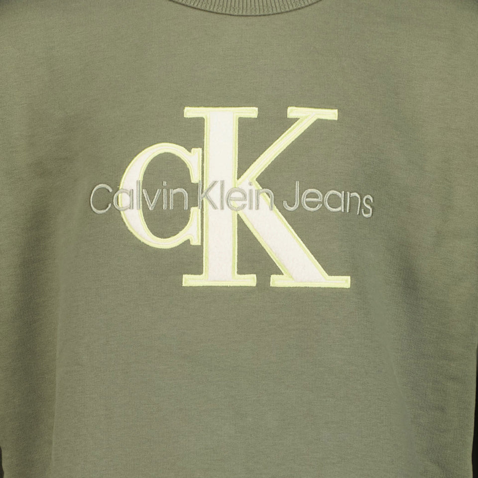 Calvin Klein Children's boys sweater Olive Green