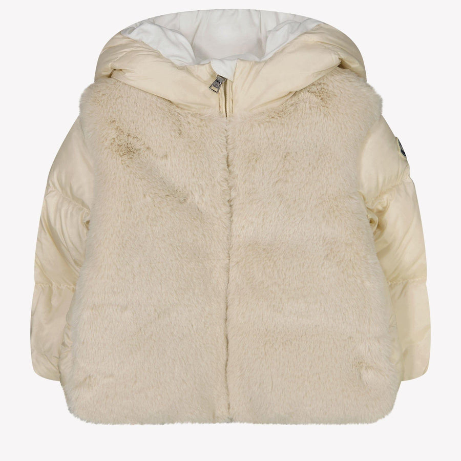 Moncler Natas Baby Meisjes Winterjas Beige