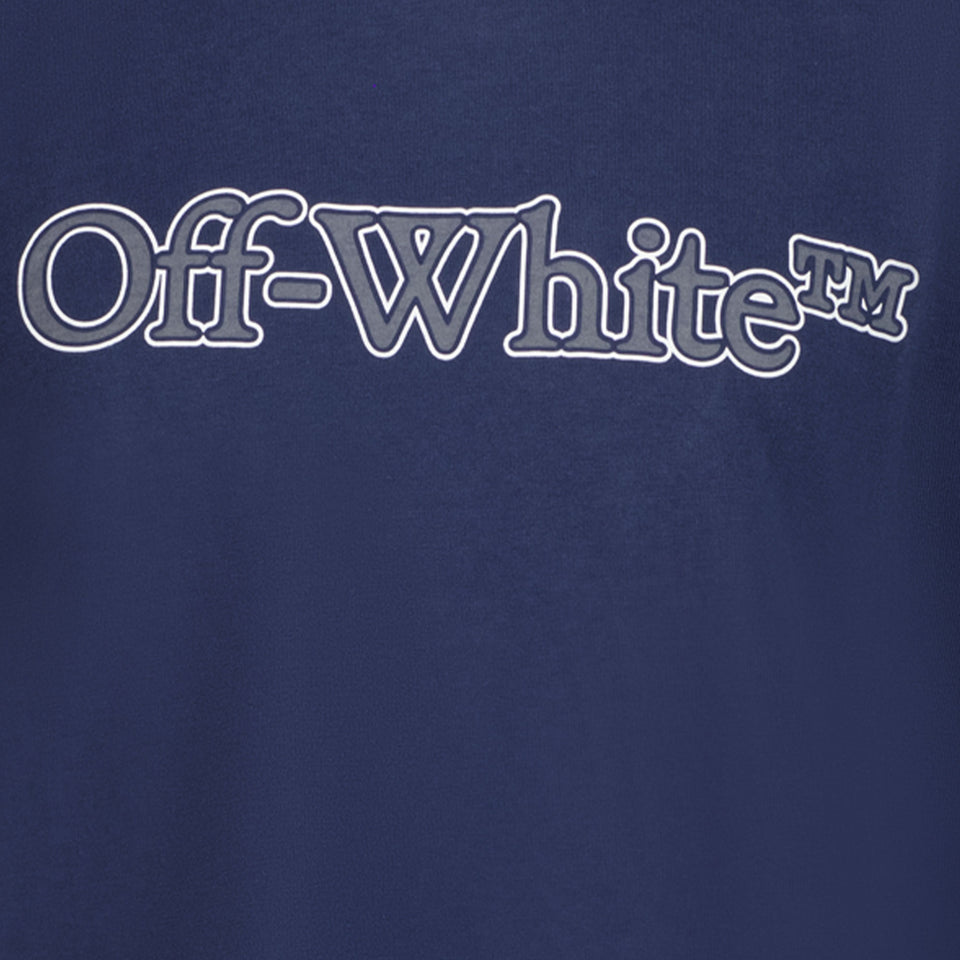 Off-White Jongens T-shirt Navy