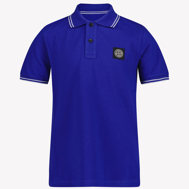 Stone Island Jongens Polo Cobalt Blauw 2Y