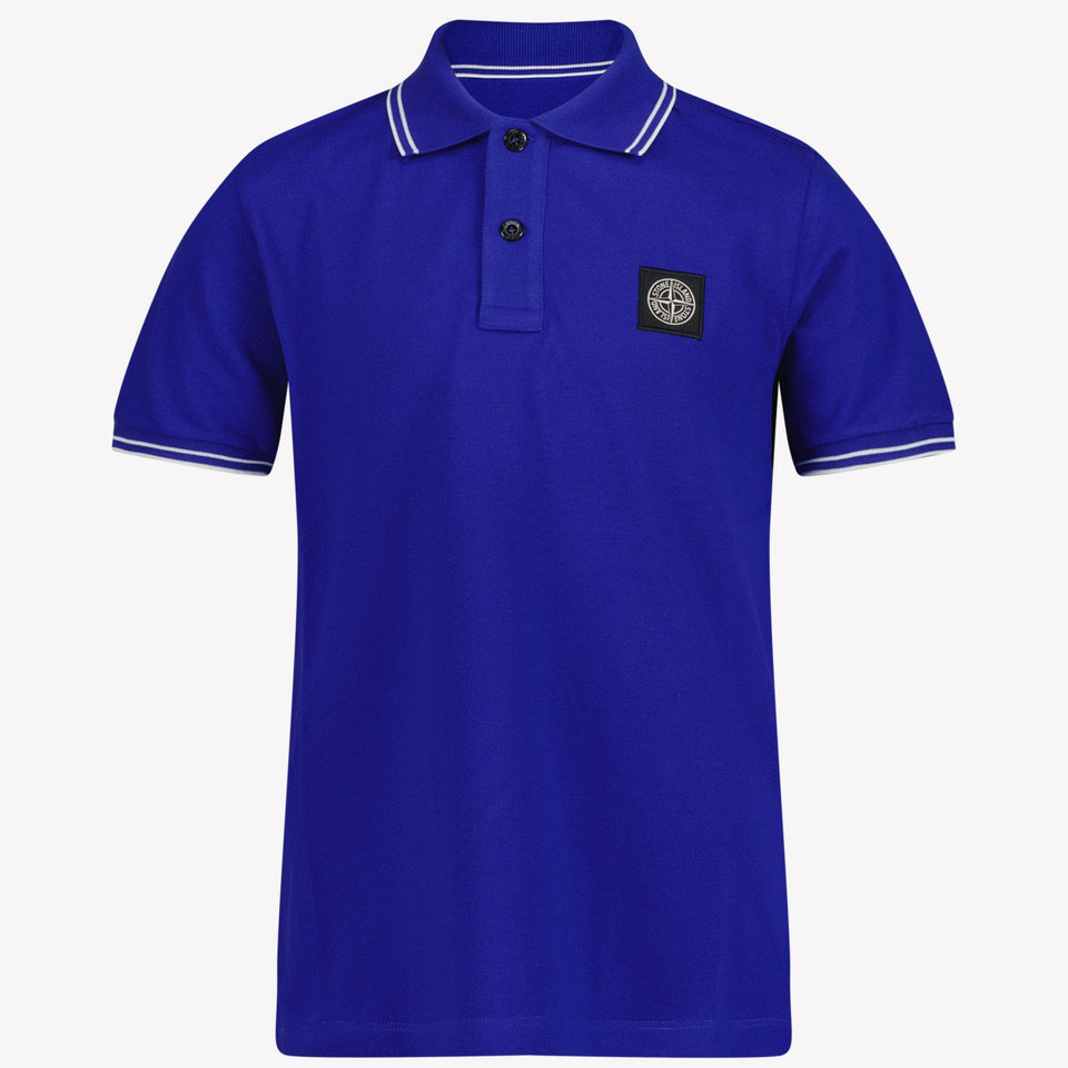 Stone Island Jongens Polo Cobalt Blauw 2Y