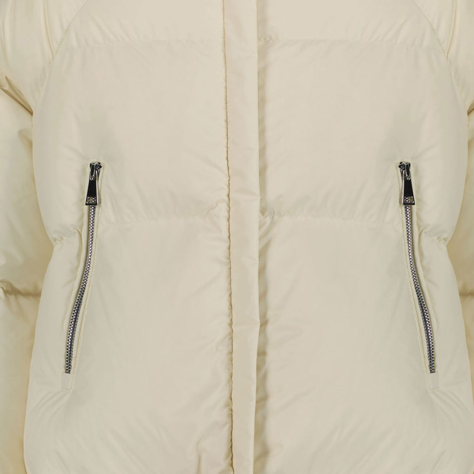 Moncler Ronda Girls Winter Jacket OffWhite