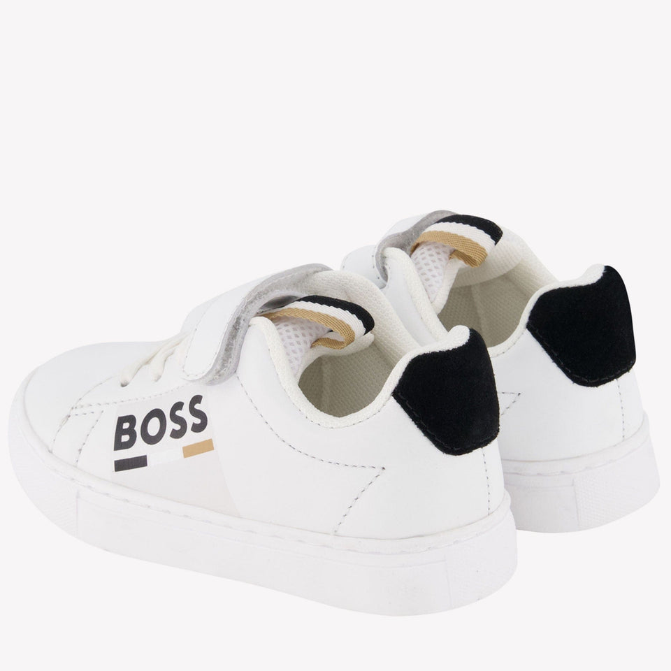 Boss Jongens Sneakers Wit