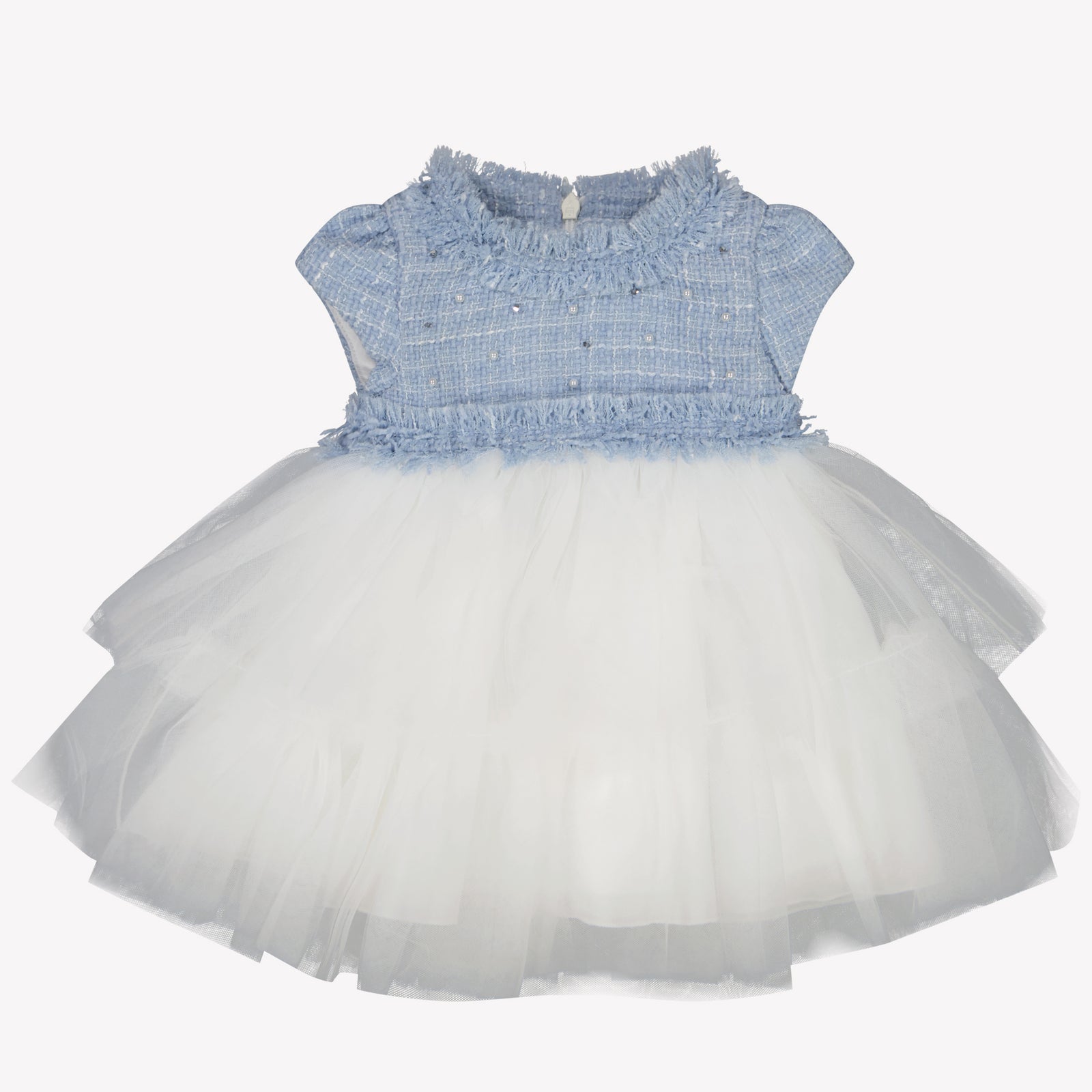 Lapin House Baby Girls Dress White