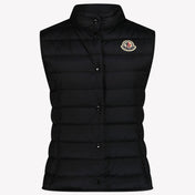 Moncler Kinder Meisjes Bodywarmer In Zwart