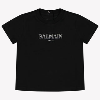 Balmain Baby Boys T-shirt Black