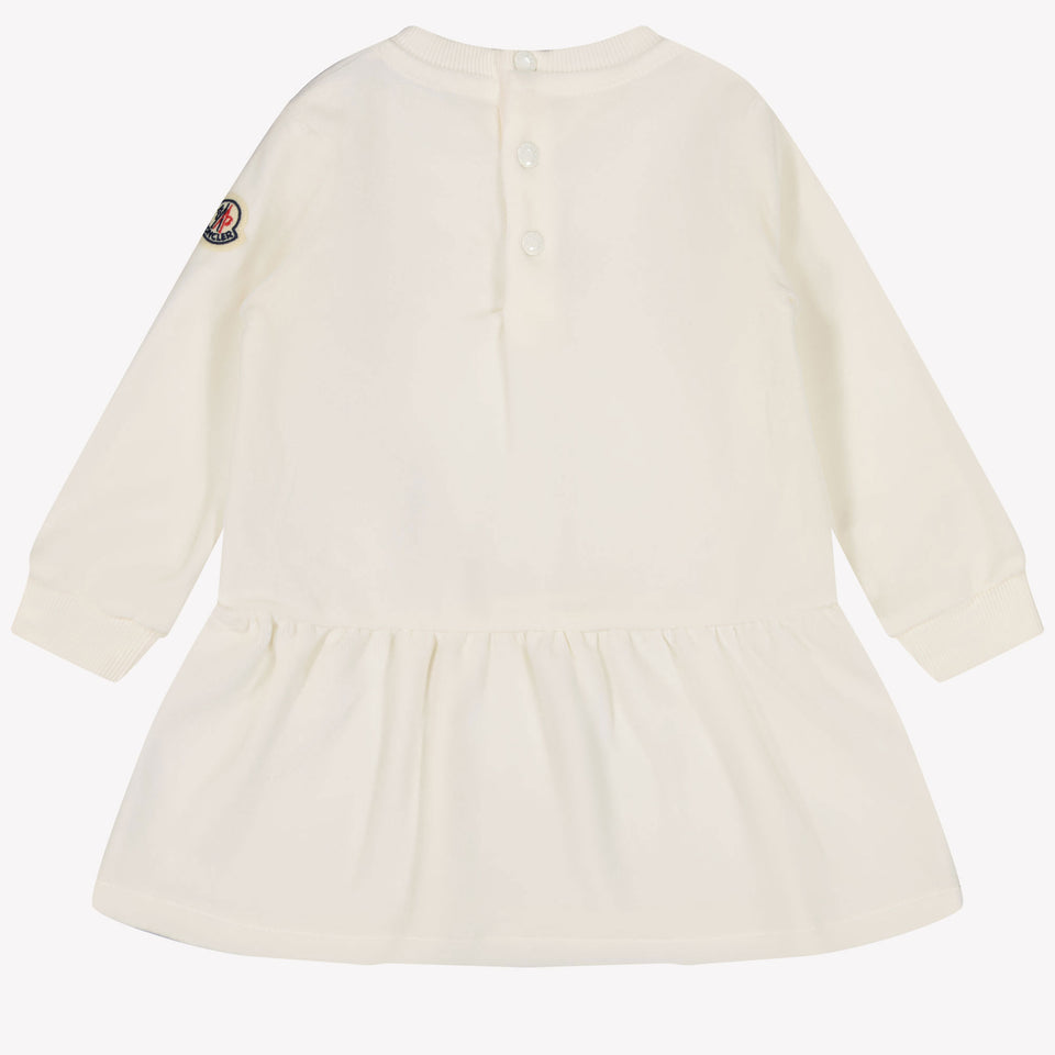 Moncler Baby Meisjes Jurk Off White