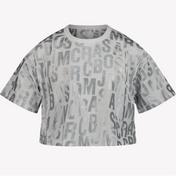 Marc Jacobs Kinder T-Shirt Zilver