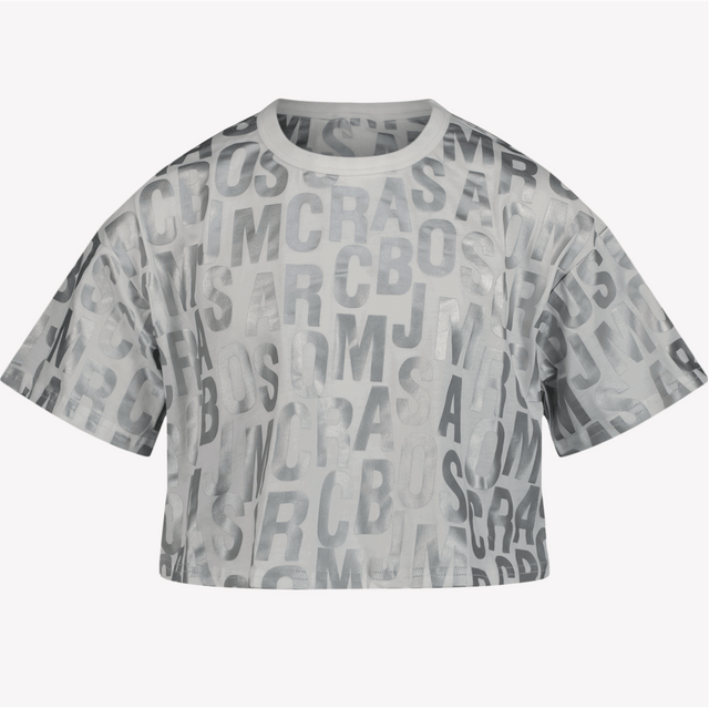 Marc Jacobs Kinder T-Shirt Zilver 4Y