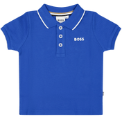 Boss Baby Boys Polo Cobalt Blue