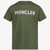 Moncler Kids Boys T-Shirt Army