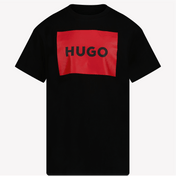 HUGO Children's Boys T-Shirt Black