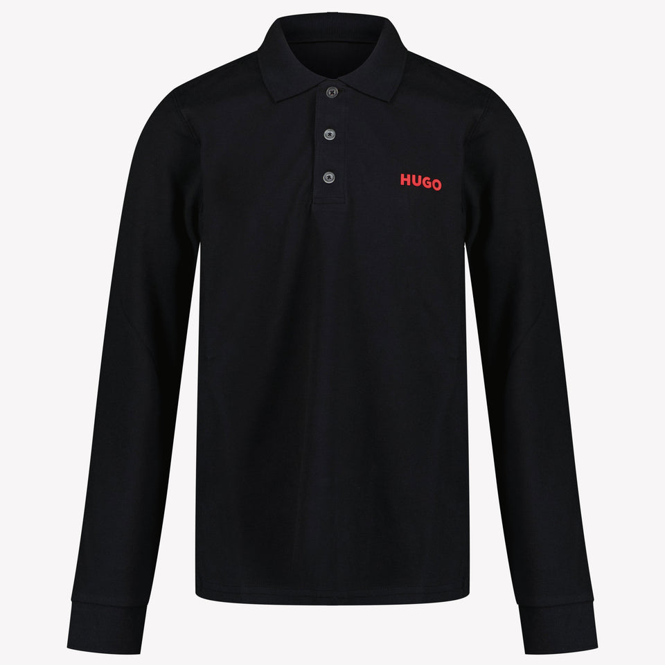 Hugo Children's Boys Polo Black