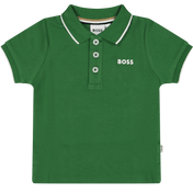 Boss Baby Jongens Polo Donker Groen