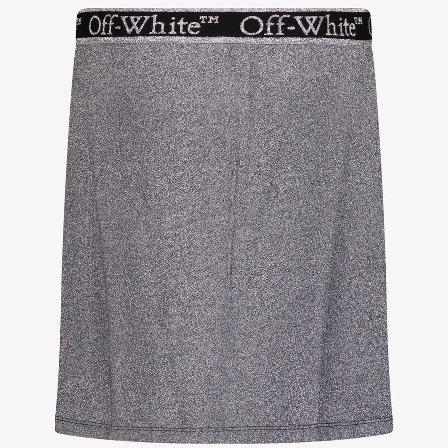 Off-White Girls Skirt Silver