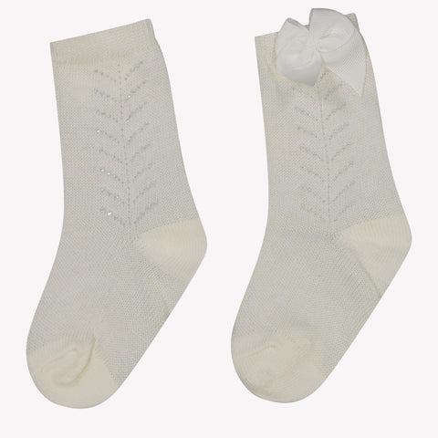 Mayoral Baby Girls Socks Offwhite