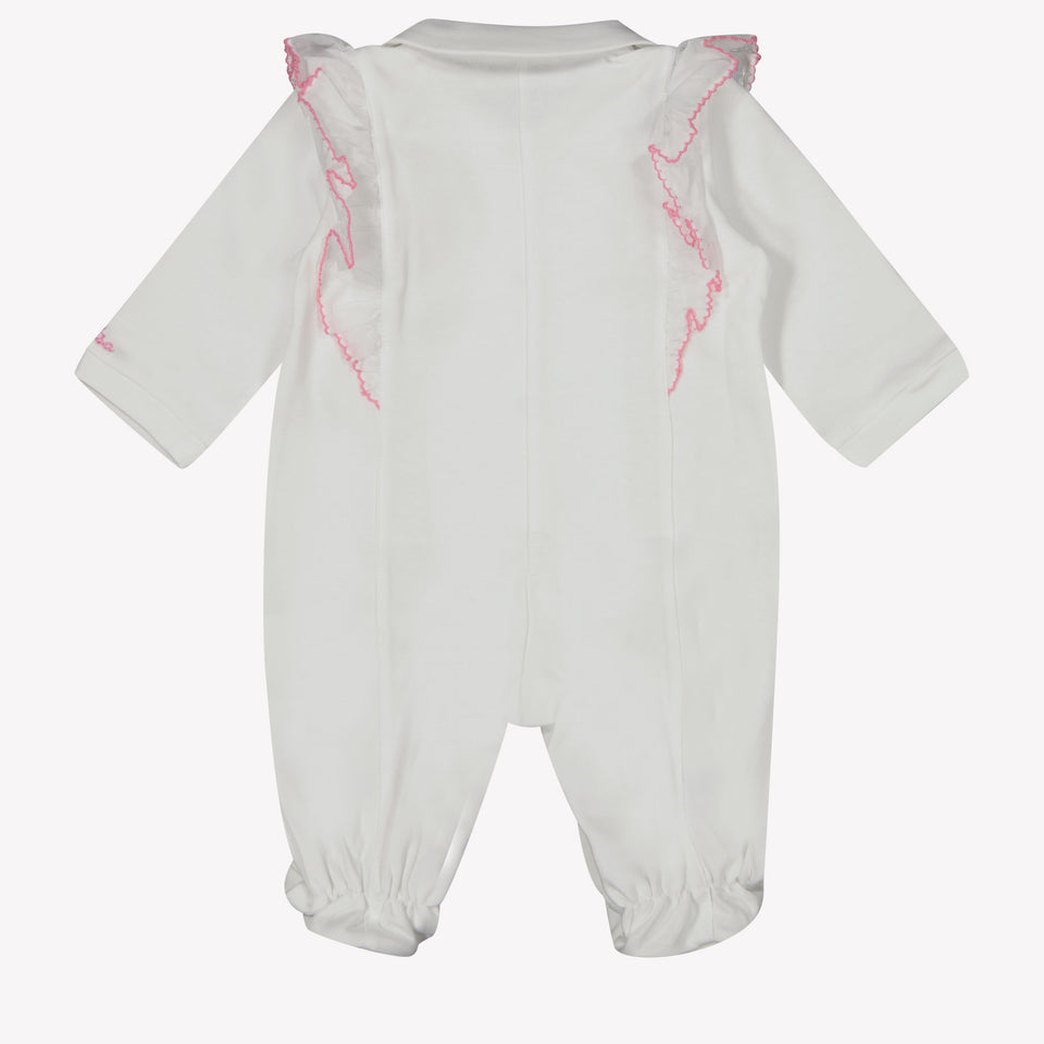 MonnaLisa Baby Girls boxing suit in White