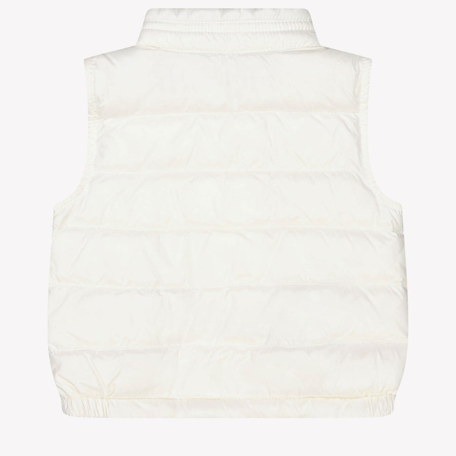 Moncler New Amaury Baby Boys Bodywarmer  White