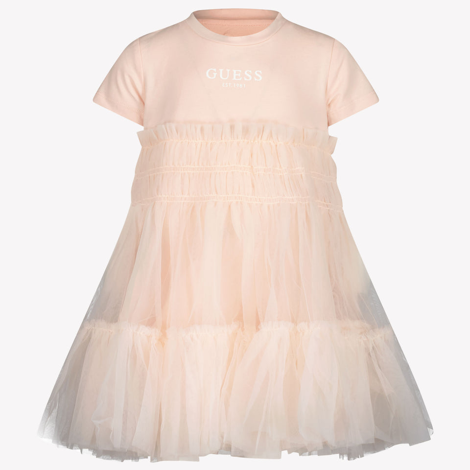 Guess Kinder Meisjes Jurk In Licht Roze