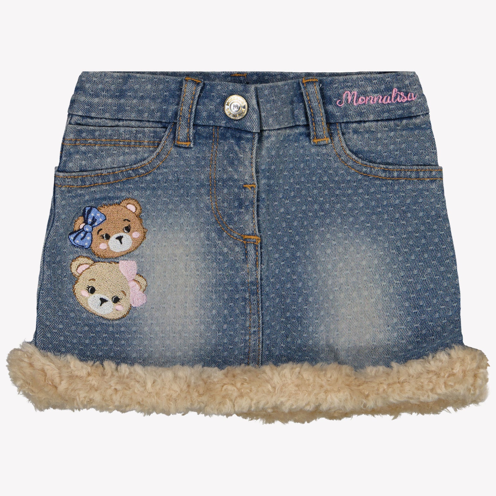 MonnaLisa Baby Meisjes Rokje Jeans