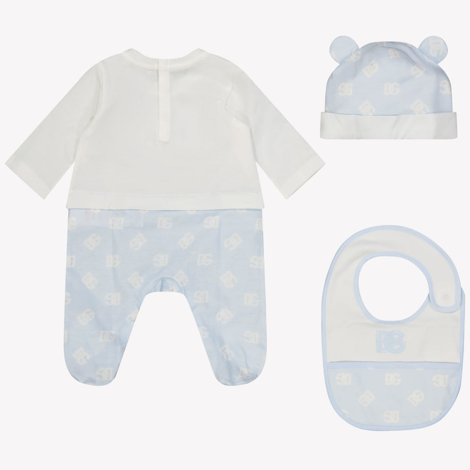 Dolce & Gabbana Baby Jongens Boxpakje Licht Blauw