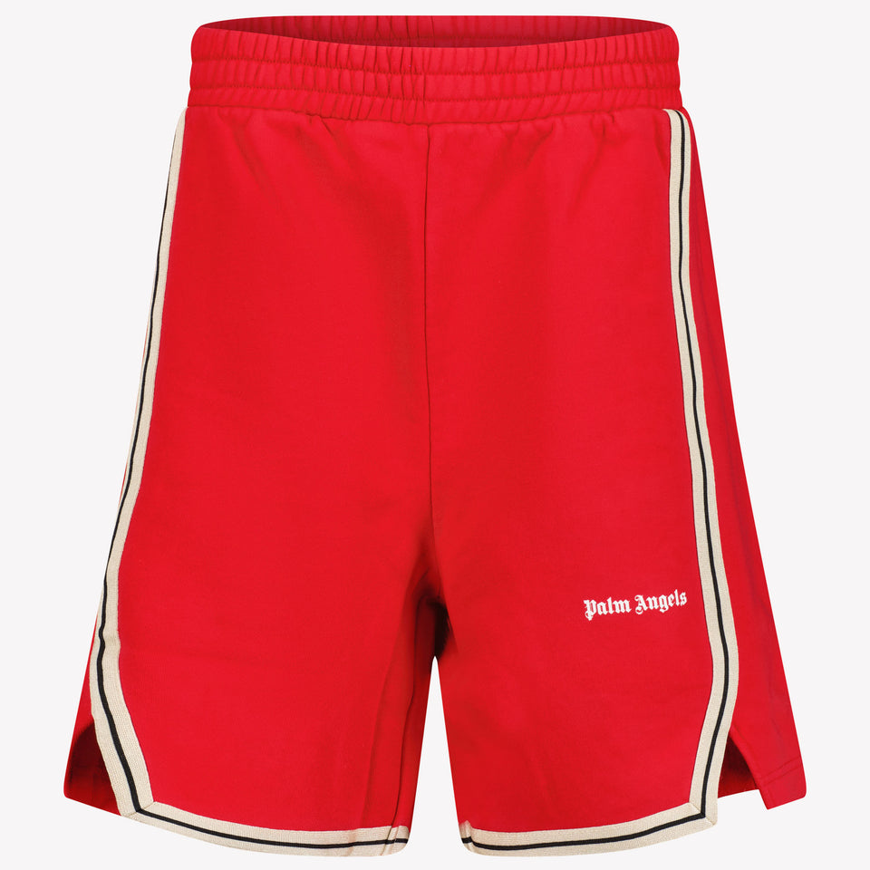 Palm Angels Boys Shorts Red