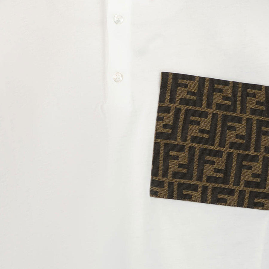 Fendi Kids Boys Polo  White