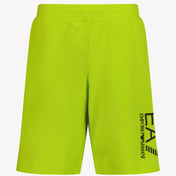 EA7 Kinder Jongens Shorts Lime