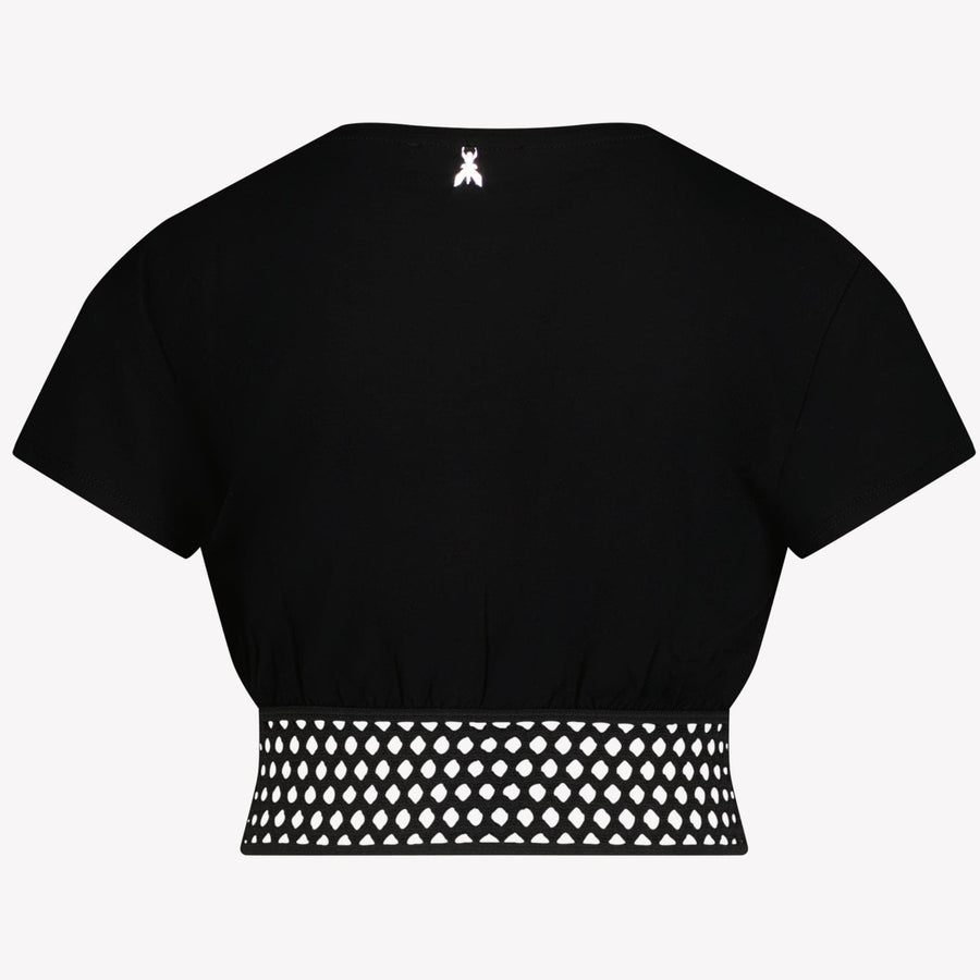 Patrizia Pepe Kinder Meisjes T-shirt Zwart