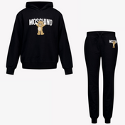 Moschino Kinder Unisex Joggingpak In Zwart