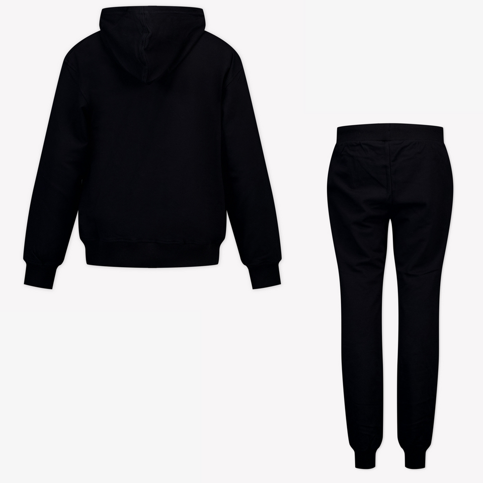 Moschino Kinder Unisex Joggingpak In Zwart