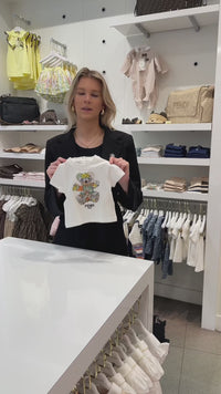 Fendi Baby Jongens T-Shirt In Wit
