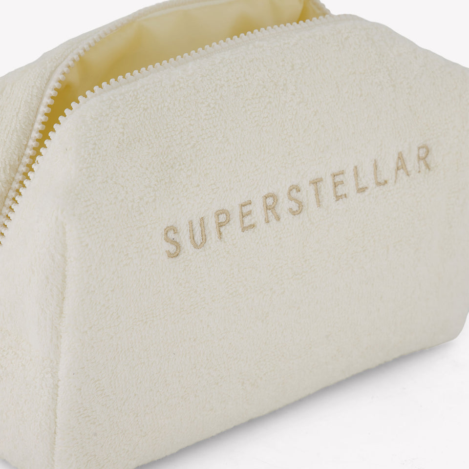 Superstellar Storage & toilet bag in Cream