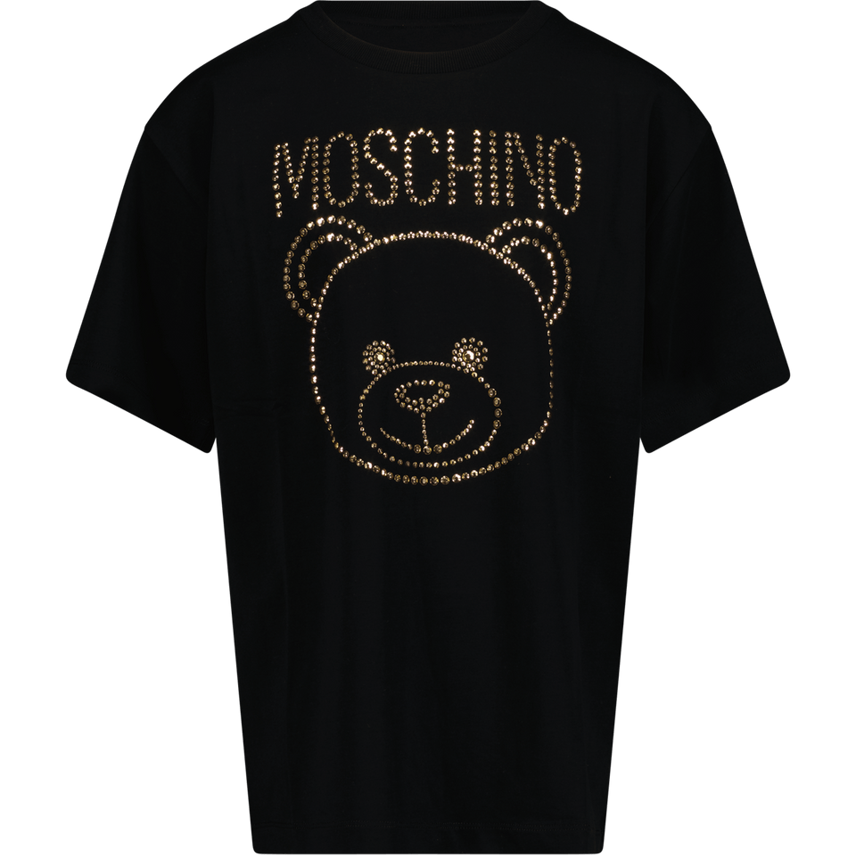 Moschino Kinder Meisjes T-Shirt Zwart 4Y