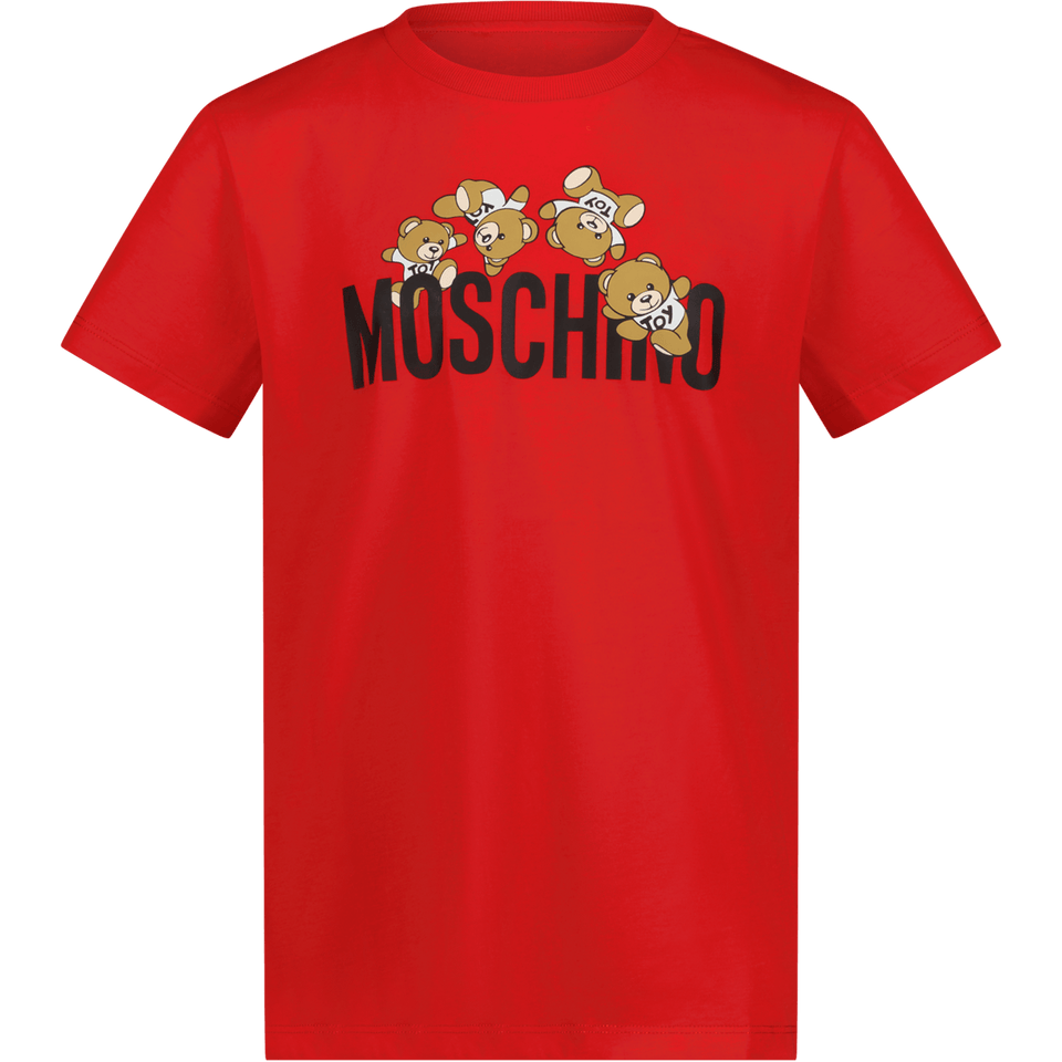Moschino Kinder Meisjes T-Shirt Rood 4Y
